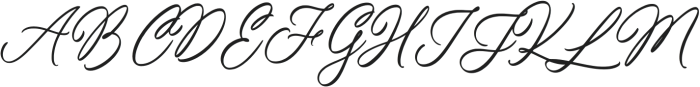 Lovely flower Regular otf (400) Font UPPERCASE