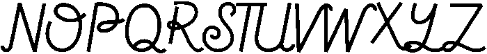 Lovely otf (400) Font UPPERCASE