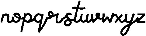 Lovely otf (400) Font LOWERCASE