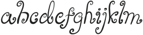 LovelyElf-Italic otf (400) Font LOWERCASE
