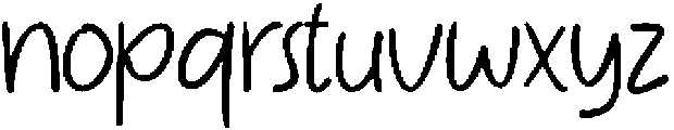 LovelyPicnic-Regular otf (400) Font LOWERCASE