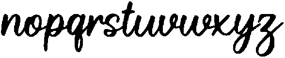 Lovelyday Regular otf (400) Font LOWERCASE