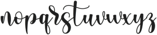 Lovelygirly Regular otf (400) Font LOWERCASE