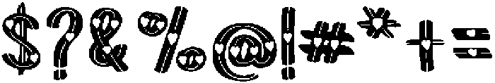 Lover Regular otf (400) Font OTHER CHARS