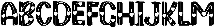 Lover Regular otf (400) Font UPPERCASE