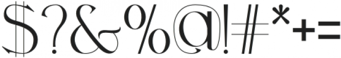 Lovers in London Serif Font otf (400) Font OTHER CHARS