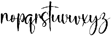 Loves Regular otf (400) Font LOWERCASE