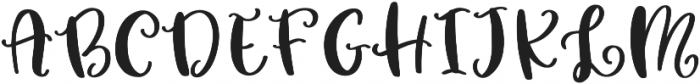 Lovey Solid otf (400) Font LOWERCASE