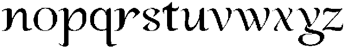 Loveyli Andara Regular otf (400) Font LOWERCASE