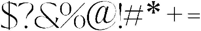 Lovie otf (400) Font OTHER CHARS