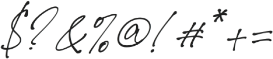 Lovina Script Italic otf (400) Font OTHER CHARS