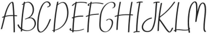 Loving February Regular otf (400) Font UPPERCASE