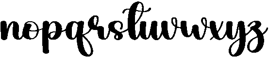 Loving Regular otf (400) Font LOWERCASE
