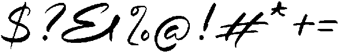 Loving Signature Regular otf (400) Font OTHER CHARS