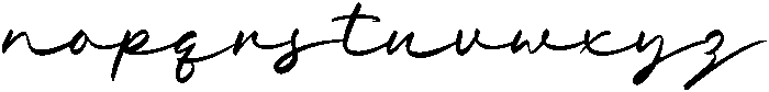 Loving Signature Regular otf (400) Font LOWERCASE