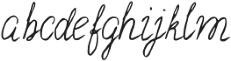 Lovingtone Regular otf (400) Font LOWERCASE
