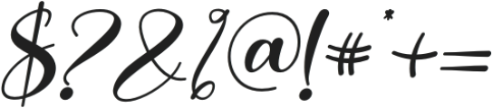 Lovitha Italic otf (400) Font OTHER CHARS