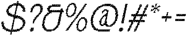 Lovnie Disco Italic otf (400) Font OTHER CHARS