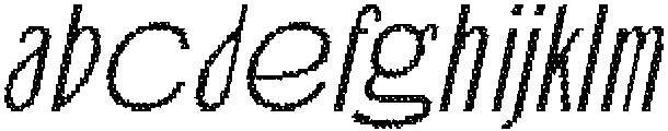 Lovnie Disco Italic otf (400) Font LOWERCASE