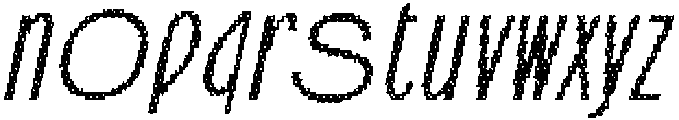 Lovnie Disco Italic otf (400) Font LOWERCASE
