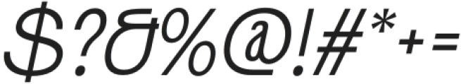 Lovnie Italic otf (400) Font OTHER CHARS