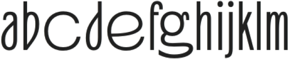 Lovnie Regular otf (400) Font LOWERCASE