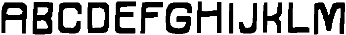 Lowbrow Regular otf (400) Font UPPERCASE