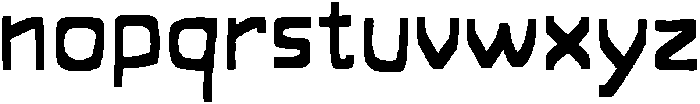 Lowbrow Regular otf (400) Font LOWERCASE