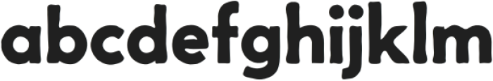 Lowraw-Regular otf (400) Font LOWERCASE