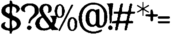 Lowuse ttf (400) Font OTHER CHARS