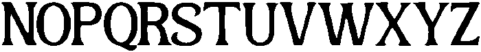 Lowuse ttf (400) Font UPPERCASE