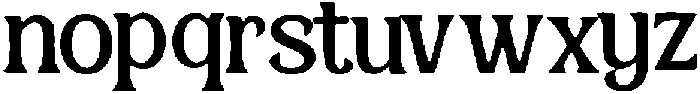 Lowuse ttf (400) Font LOWERCASE