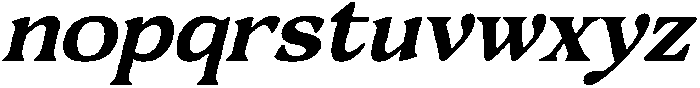 Loyale Rosell Italic Italic otf (400) Font LOWERCASE