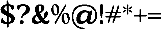 Loyale Rosell otf (400) Font OTHER CHARS