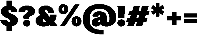 Loyaute Black otf (900) Font OTHER CHARS