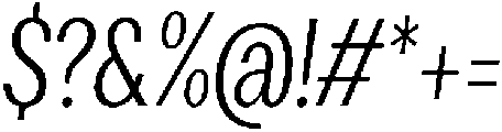 Loyaute Light Condensed Italic otf (300) Font OTHER CHARS
