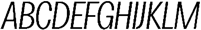 Loyaute Light Condensed Italic otf (300) Font UPPERCASE
