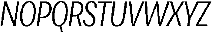 Loyaute Light Condensed Italic otf (300) Font UPPERCASE