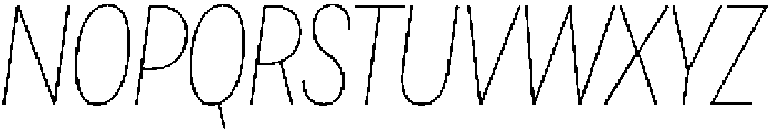 Loyaute Thin Condensed Italic otf (100) Font UPPERCASE