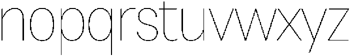 Loyaute Thin otf (100) Font LOWERCASE