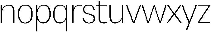 Loyaute Ultra Light otf (300) Font LOWERCASE