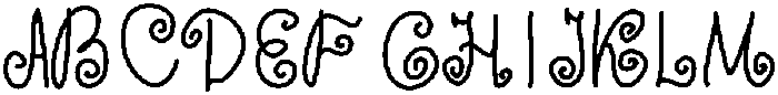 lotus eater ttf (400) Font UPPERCASE