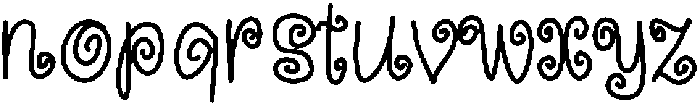 lotus eater ttf (400) Font LOWERCASE