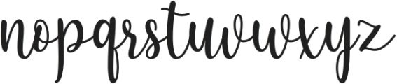 love story Solid otf (400) Font LOWERCASE