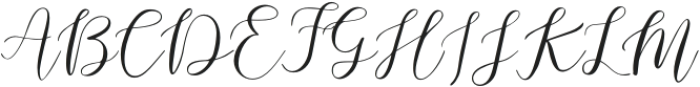 lovelyJane Regular otf (400) Font UPPERCASE