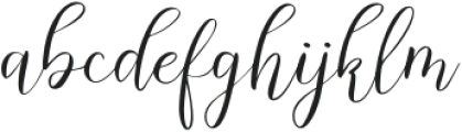 lovelyJane Regular otf (400) Font LOWERCASE