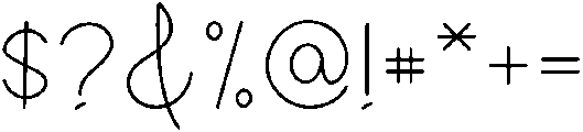 lover otf (400) Font OTHER CHARS