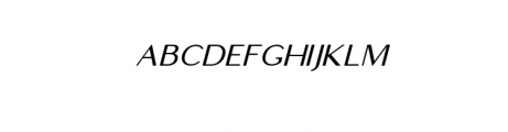 Logam Italic.otf Font LOWERCASE