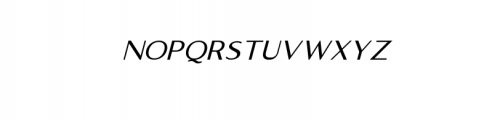 Logam Italic.otf Font LOWERCASE