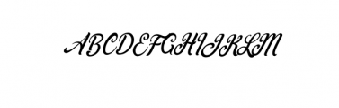 Lorea.otf Font UPPERCASE